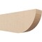 Ekena Millwork 4in. W x 8in. H x 20in. L Durham Woodgrain TimberThane Rafter Tail, Primed Tan RFTUR04X08X20DURRCPR - alternate 1